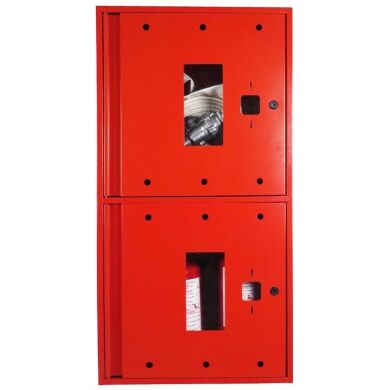 Кран-комплект ЕС-51-1-РСПК-50 (Шкаф пожарный ШП-60/120-НС Красный) + 2 огнетушителя ВП-5 и ВП-6 фото 3